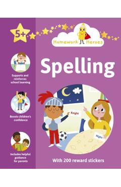 Coperta cărții 'Homework Heroes: Spelling - Penny Worms'