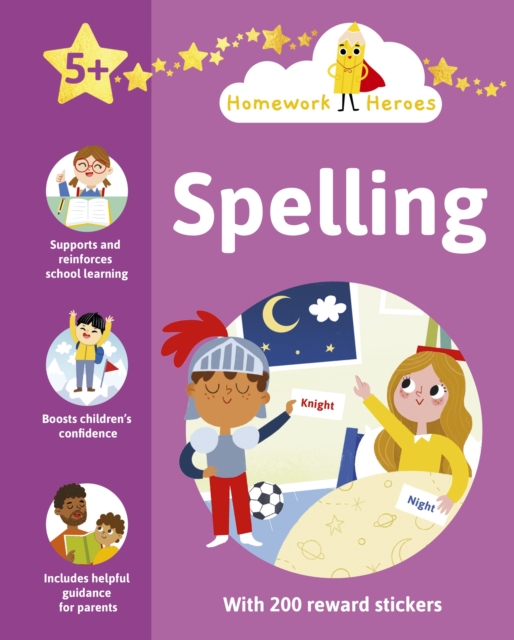 Coperta cărții 'Homework Heroes: Spelling - Penny Worms'