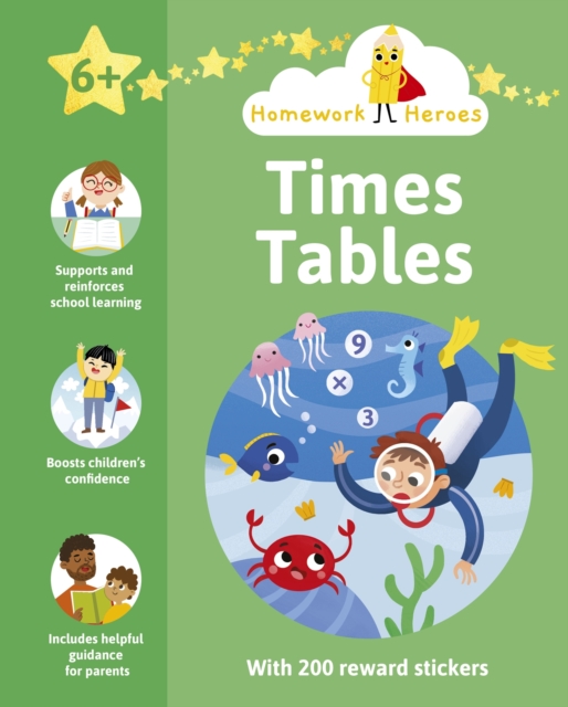 Coperta cărții 'Homework Heroes: Times Tables - Lorenzo Mclellan'