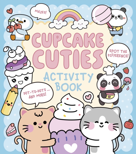 Coperta cărții 'Cupcake Cuties Activity Book - Em Bruce'