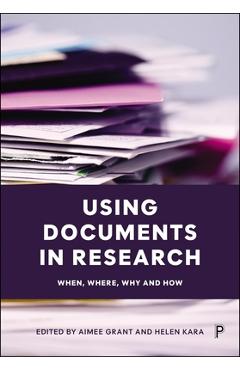 Coperta cărții 'Using Documents in Research -'