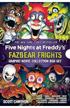 Coperta cărții 'Five Nights at Freddy's: Fazbear Frights Graphic Novel Collection Box Set - Scott Cawthon'
