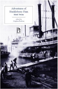 Coperta cărții 'Adventures of Huckleberry Finn - Mark Twain'