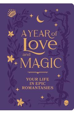 Coperta cărții 'Year of Love and Magic [Guided Journal] - Lanie Tech'