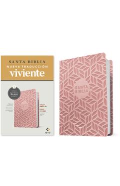 Poza produsului Biblia Valor Prémium Ntv, Letra Grande Con Filament (Sentipiel, Rosa) - 