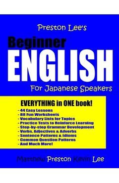 Poza produsului Preston Lee's Beginner English For Japanese Speakers - Matthew Preston