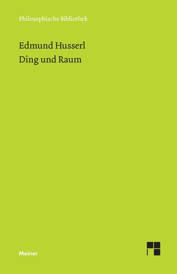 Coperta cărții 'Ding und Raum - Edmund Husserl'