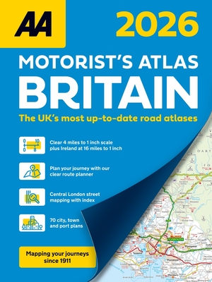 AA Motorists Atlas Britain 2026 Spiral - Aa Publishing