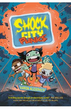 Coperta cărții 'Shock City Punks: A Graphic Novel - Aaron Alexovich'