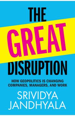Coperta cărții 'The Great Disruption - Srividya Jandhyala'