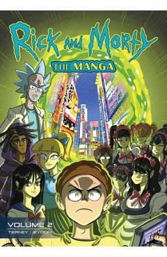 Coperta cărții 'Rick and Morty: The Manga Vol. 2: After-School Science Club - Josh Tierney'