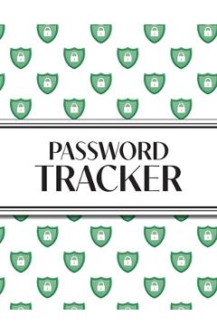 Poza produsului XL Large Print Password Tracker (Lock Shield Green): 8