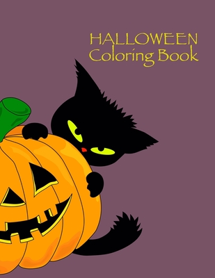 Halloween Coloring Book: Kids Halloween Book, Ages 4-8, With: Monsters Skeletons Magic - 