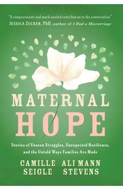 Coperta cărții 'Maternal Hope: Stories of Unseen Struggles, Unexpected Resilience, and the Untold Ways Families Are Made - Camille'