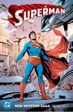 Coperta cărții 'Superman: New Krypton Saga Omnibus Vol. 1 - Geoff Johns'