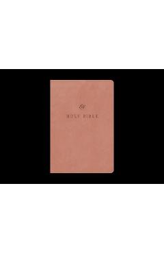 Coperta cărții 'ESV Large Print Compact Bible (Trutone, Blush Rose) -'