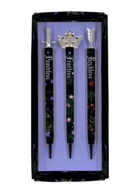Coperta cărții 'Lauren Roberts: Powerless Trilogy Pen Set (Set of 3) -'