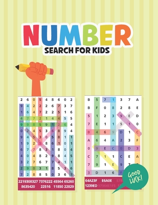 Number Search for Kids: Fun and Challenging Number find Puzzle Number search puzzle book for kids - Leo Ned