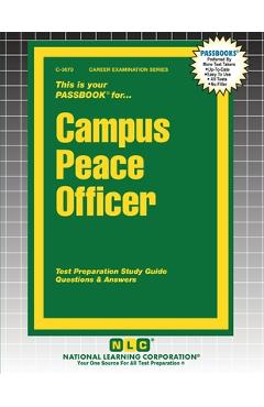 Coperta cărții 'Campus Peace Officer -'