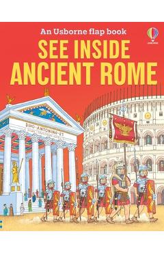 Coperta cărții 'See Inside Ancient Rome - Katie Daynes'