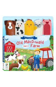 Coperta cărții 'Old MacDonald Had a Farm Finger Puppet Book -'