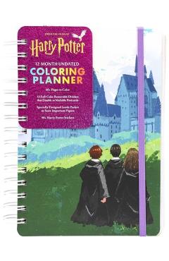 Poza produsului Harry Potter 12-Month Undated Coloring Planner - 