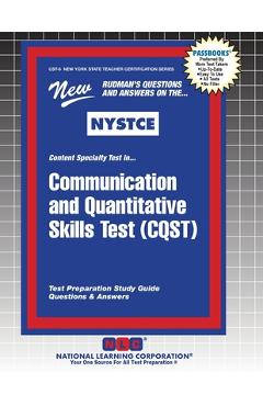 Poza produsului Communication and Quantitative Skills Test (CQST) - 