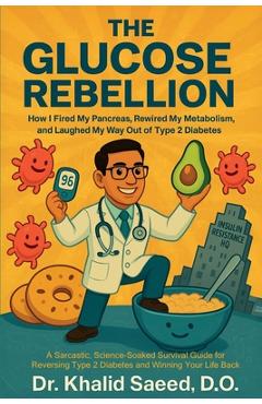 Coperta cărții 'The Glucose Rebellion: How I Fired My Pancreas, Rewired My Metabolism, and Laughed My Way Out of Type 2 Diabetes - D.'