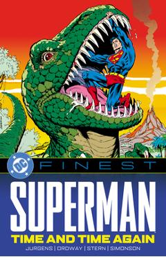 Coperta cărții 'DC Finest: Superman: Time and Time Again - Dan Jurgens'
