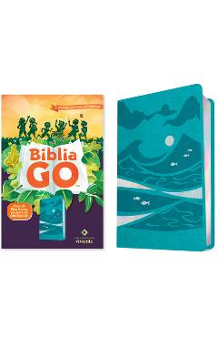 Poza produsului Biblia Go Para Niños Ntv (Sentipiel, Verde Azulado): Una Biblia Para Niños Que Transforma - 