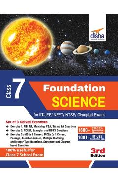 Coperta cărții 'Foundation Science for IIT-JEE/ NEET/ NTSE/ Olympiad Class 7 - 3rd Edition -'