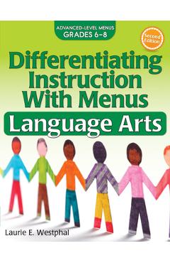 Coperta cărții 'Differentiating Instruction with Menus: Language Arts (Grades 6-8) - Laurie E. Westphal'