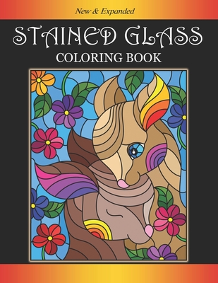 Stained Glass Coloring Book: Beautiful Animal Designs for Relaxation and Stress Relief, Stained Glass Coloring -