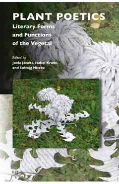 Coperta cărții 'Plant Poetics: Literary Forms and Functions of the Vegetal - Joela Jacobs'