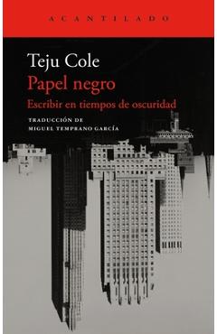Poza produsului Papel Negro - Teju Cole