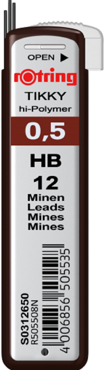 Mina creion 0.5 mm HB Rotring