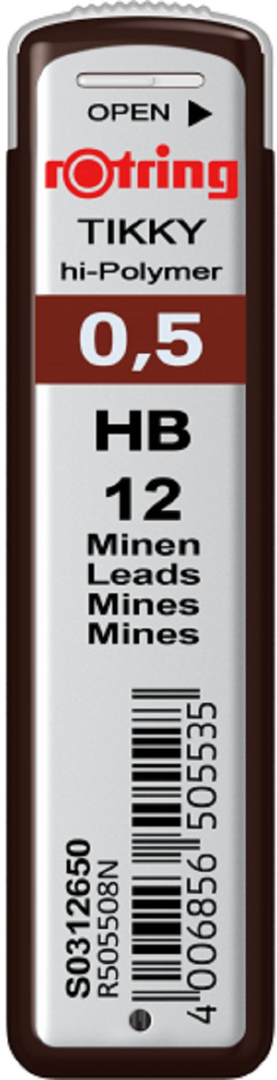 Mina creion 0.5 mm HB Rotring