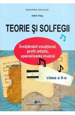 Poza produsului  Teorie si solfegii - Clasa 2 - Manual - Edith Visky