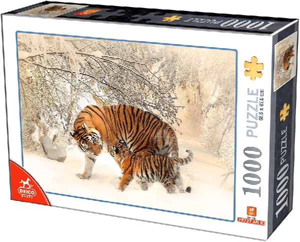 Puzzle 1000: Tigri
