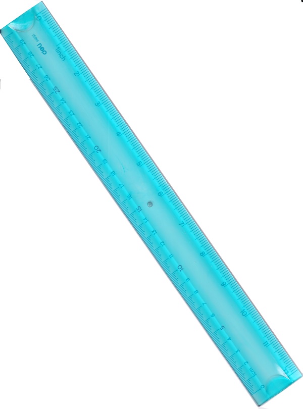 Rigla flexibila. Bleu. 30 cm