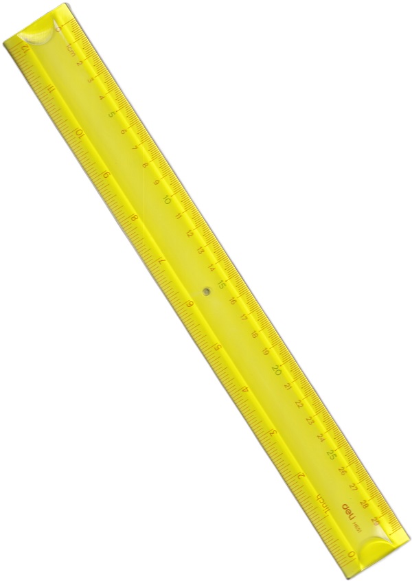 Rigla flexibila. Galbena. 30 cm