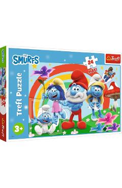 Imaginea produsului 'Puzzle 24 Maxi. Ștrumfii'