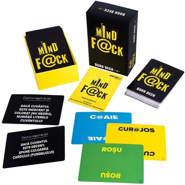 Joc de carti pentru adulti: Mind F@ck. Dark Deck