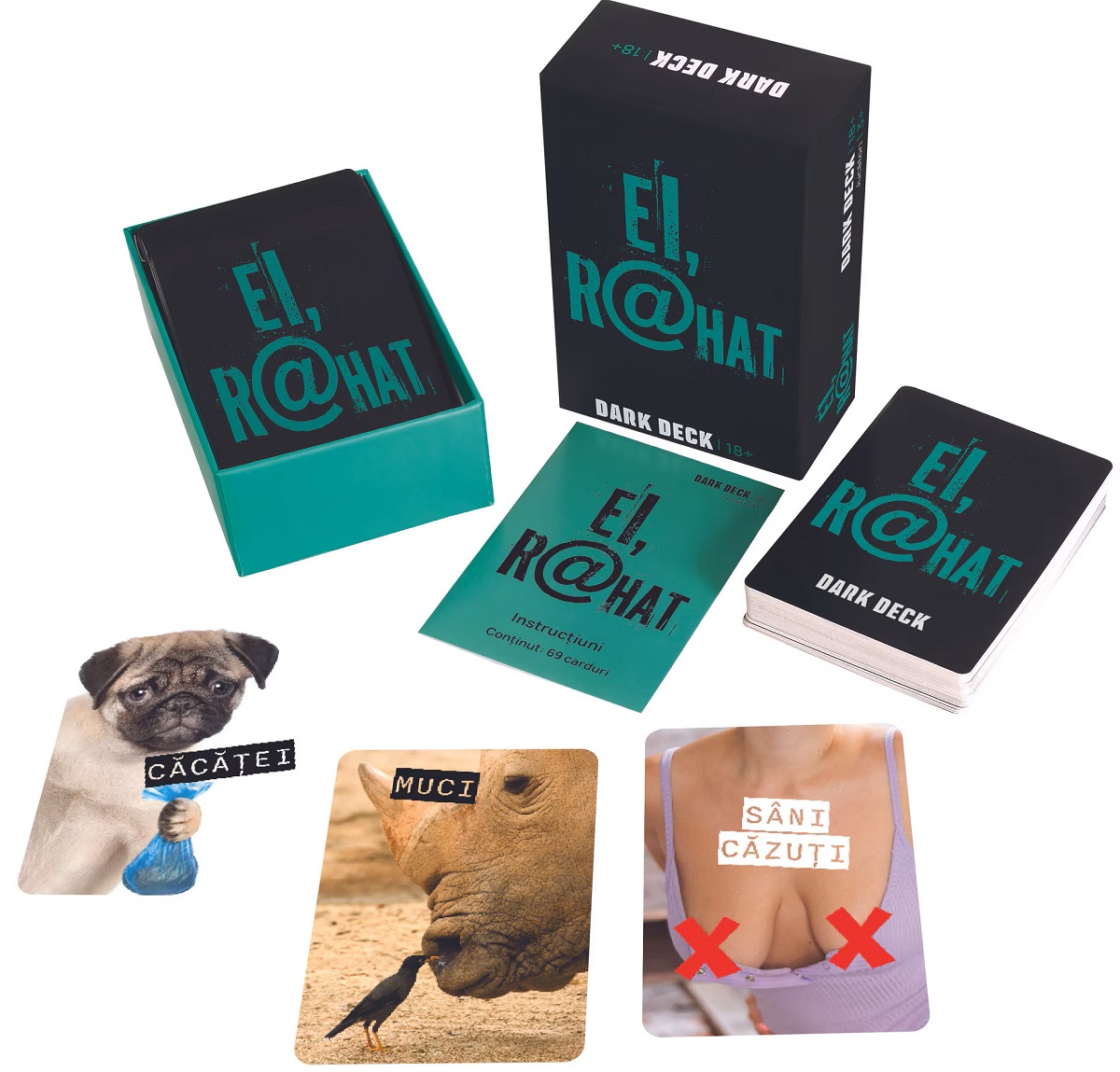 Joc de carti pentru adulti: Ei r@hat. Dark Deck