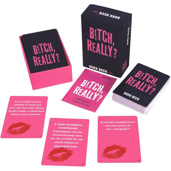 Joc de carti pentru adulti: B!tch Really. Dark Deck