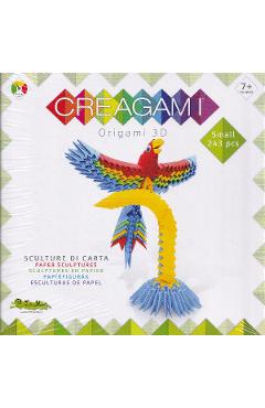 Imaginea produsului 'Origami 3D. Creagami: Papagal'