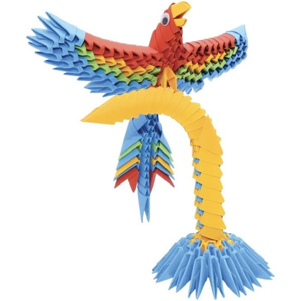 Origami 3D. Creagami: Papagal