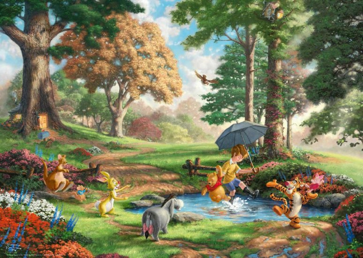 Puzzle 1000. Winnie The Pooh. Thomas Kinkade