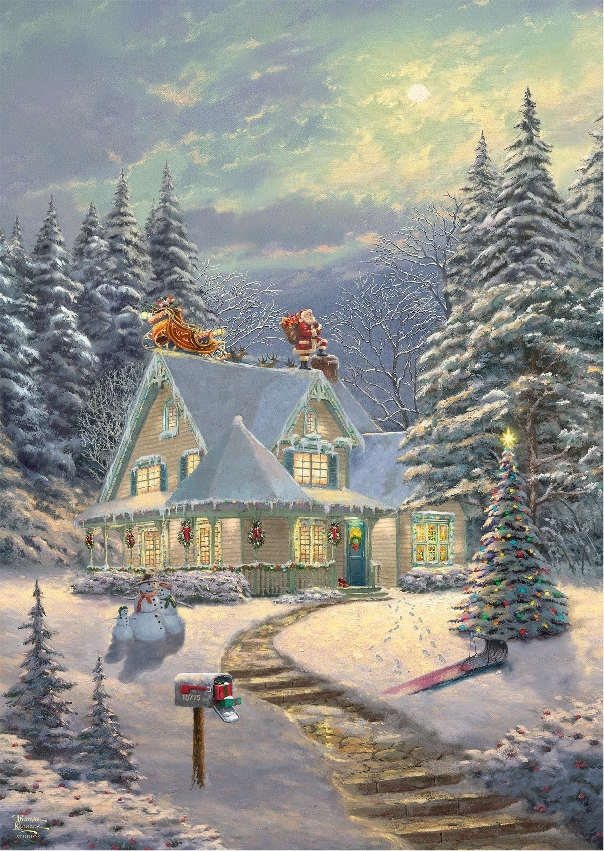 Puzzle 1000. On Christmas Eve