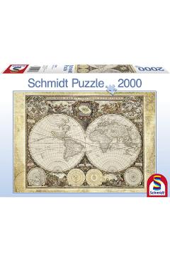 Poza produsului Puzzle 2000. Harta istorica a lumi